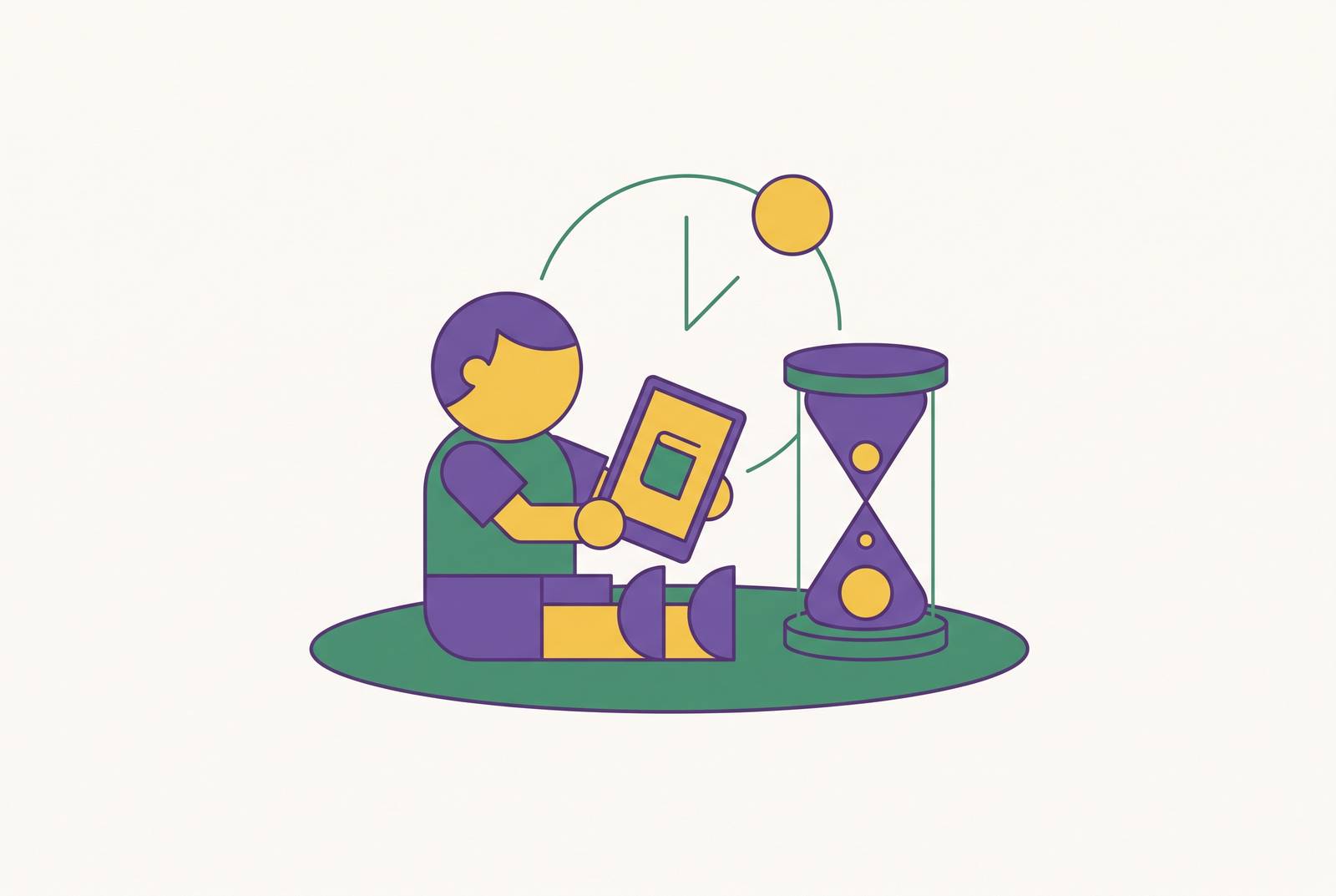 Cover illustration for “Screen Time Guidelines for Educational Apps for Ages 4 to 9”