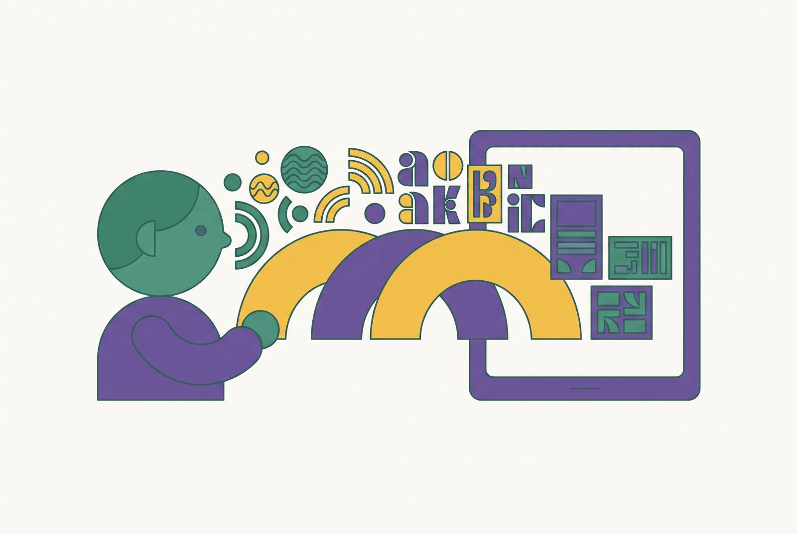 Cover illustration for “Phonics Decoding Apps That Build the Sounds-to-Print Bridge for Kids With Language-Based Learning Disabilities”