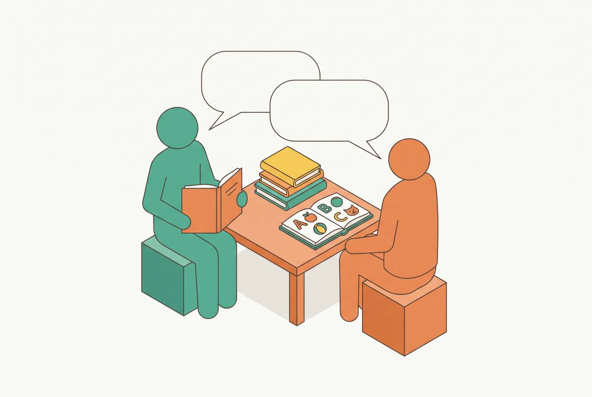 Cover illustration for “How to Talk to a Child's Teacher About Reading Concerns”
