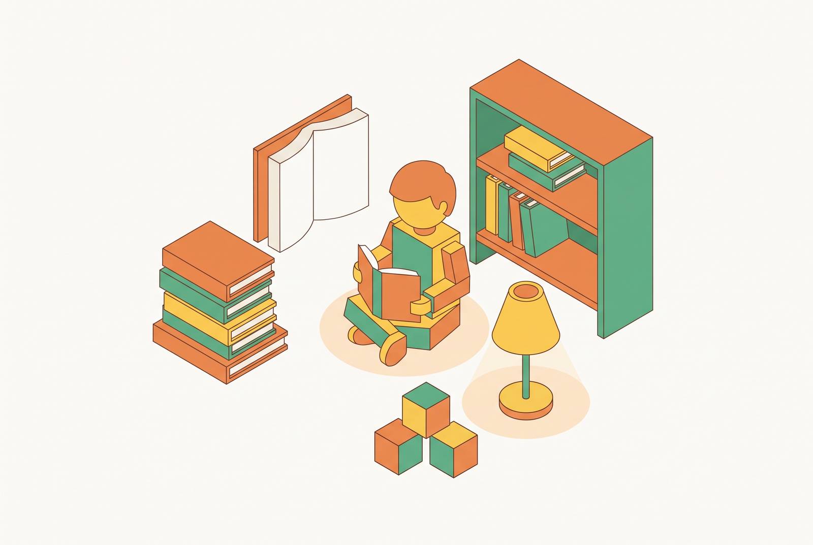 Cover illustration for “Motivating Boys to Read in the Early Elementary Years”