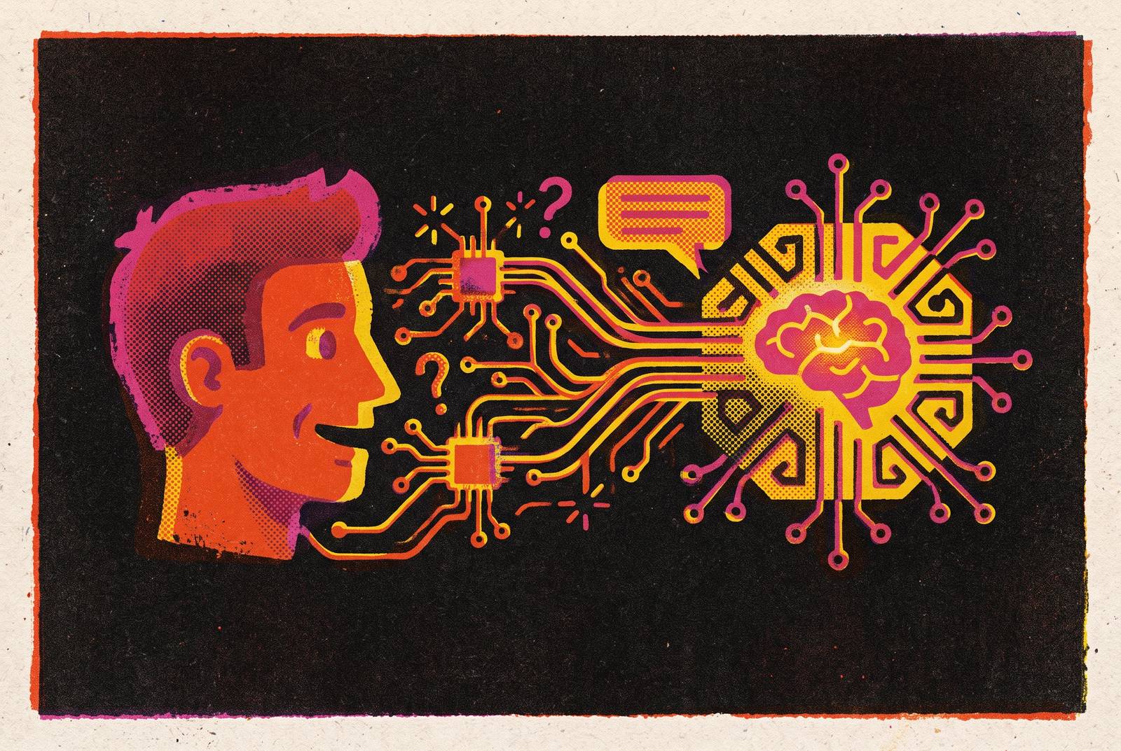 Cover illustration for “Debate Topics About Technology and AI for Beginners”