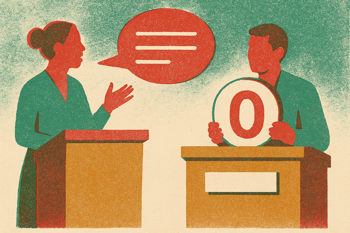 Cover illustration for “Verbosity Bias and Its Effect on Debate Scoring Fairness”