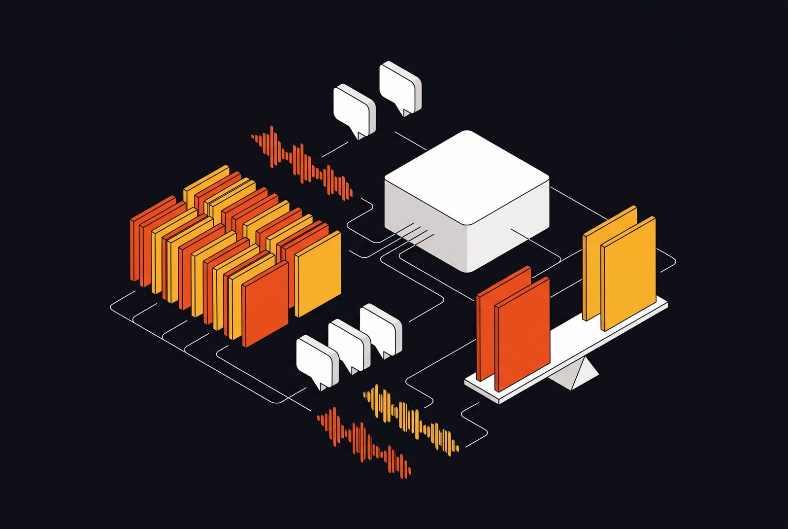 Cover illustration for “Benchmark Dataset Design for Spoken Argument Evaluation”