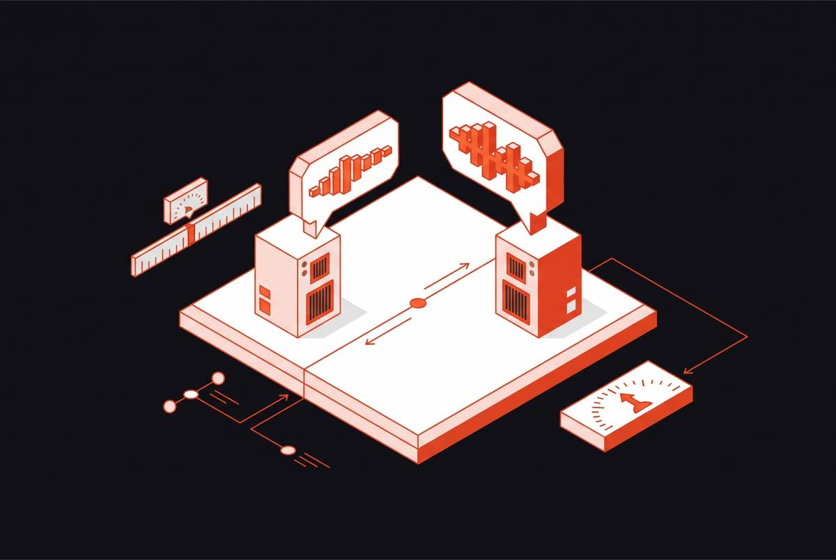 Cover illustration for “Cross-Examination Performance of Conversational AI Systems”
