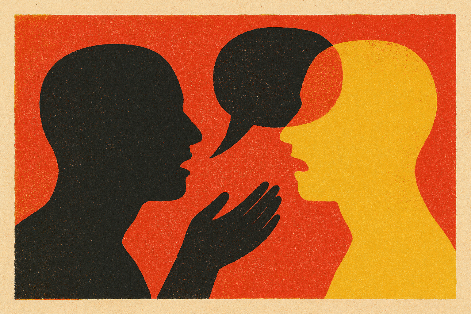 Cover illustration for “Rebuttal Techniques for Real-Time Spoken Debate”