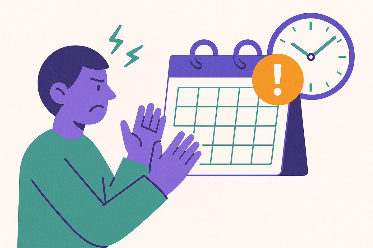 Cover illustration for “ADHD Resistance to Unexpected Schedule Changes”