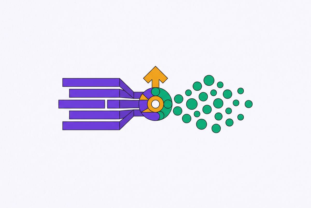 Cover illustration for “Hybrid Search Combining BM25 and Dense Retrieval”