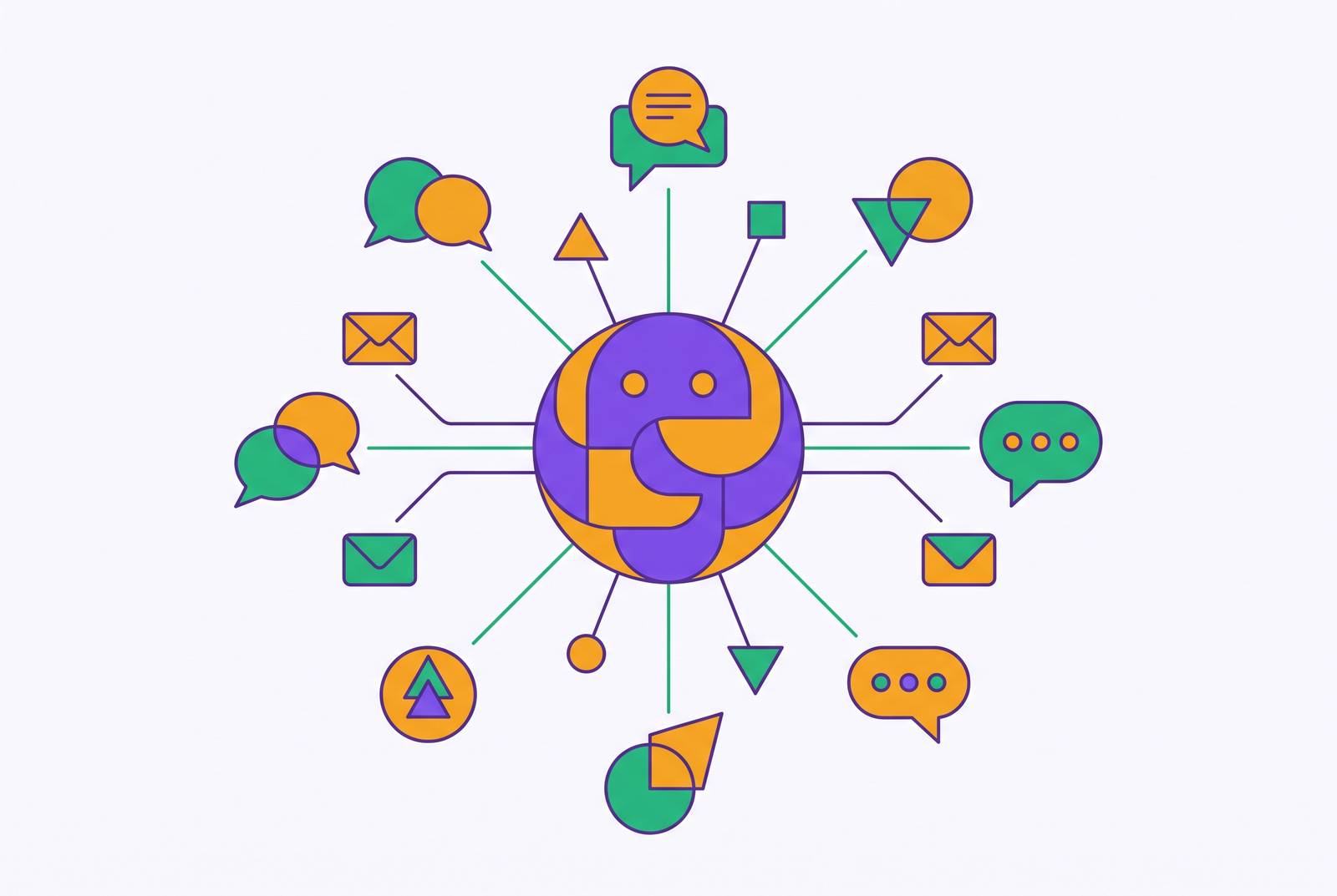 Cover illustration for “personal AI assistants that support proactive multi-platform communication”