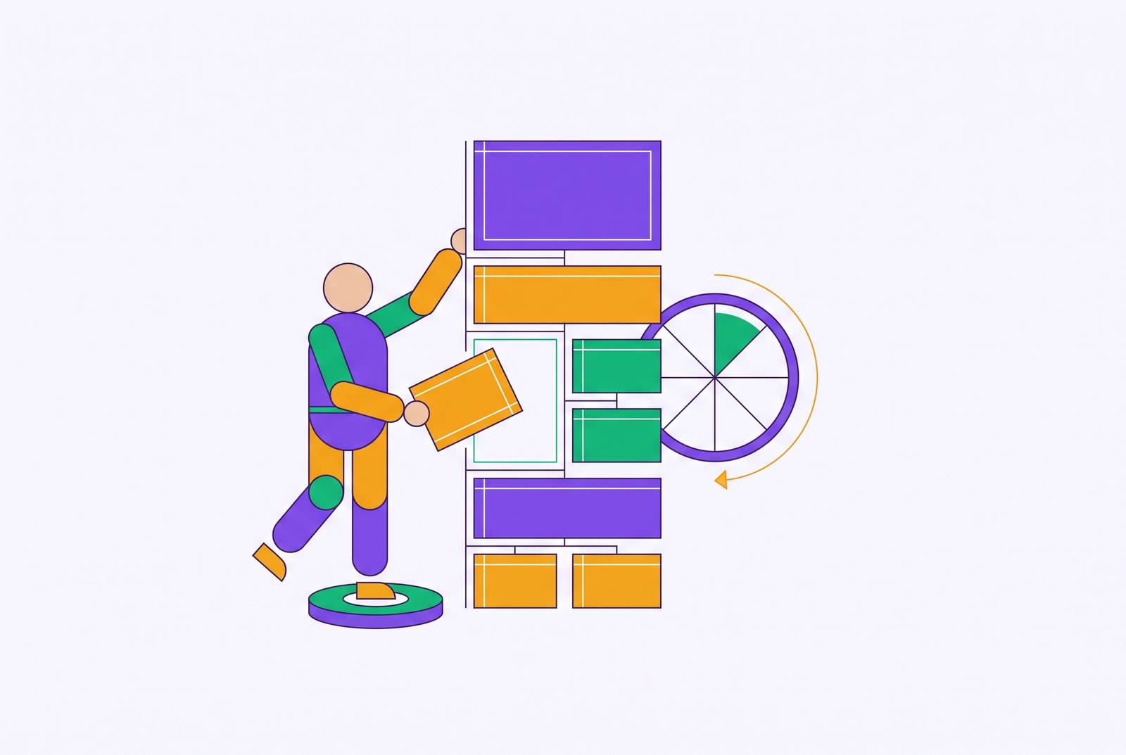 Cover illustration for “Time Blocking Implementation for Knowledge Workers”
