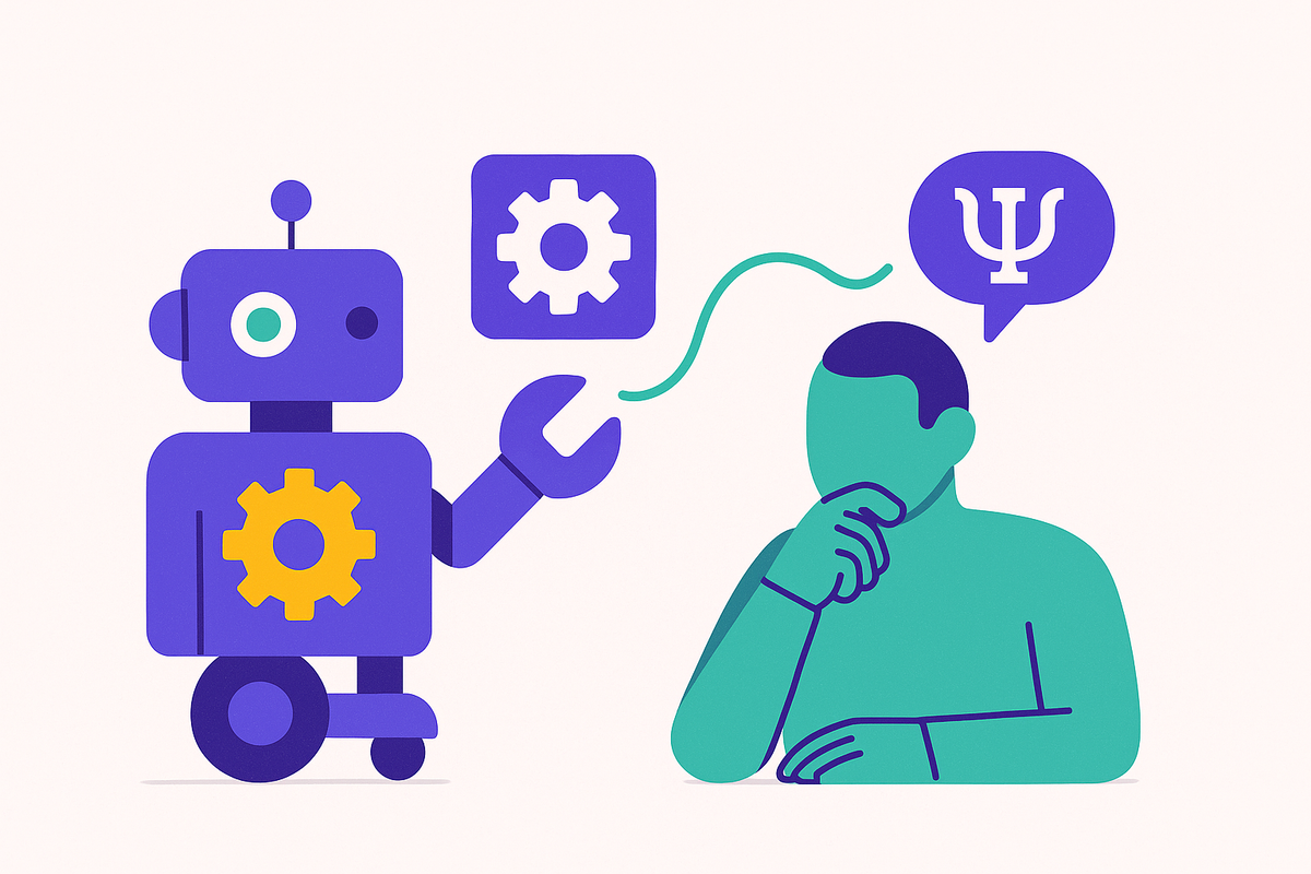 Cover illustration for “AI Automation vs AI Reasoning in Consumer Tools”