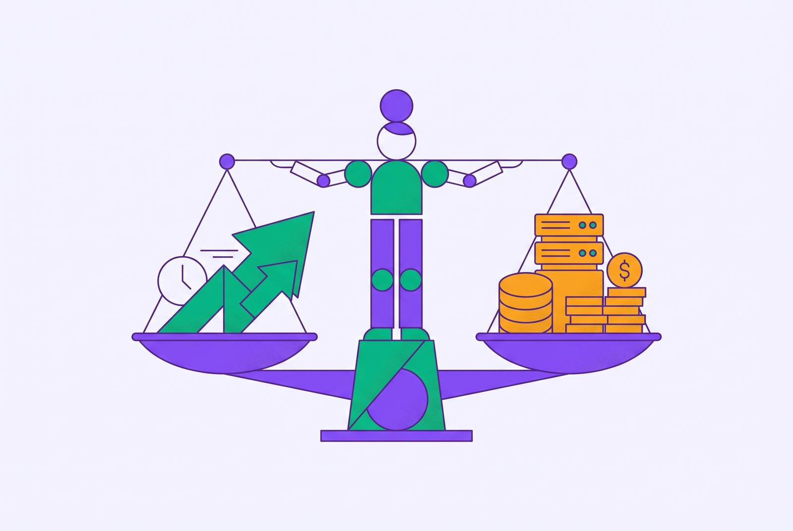 Cover illustration for “LLM Cost and Latency Trade-Offs for Individual Developers”