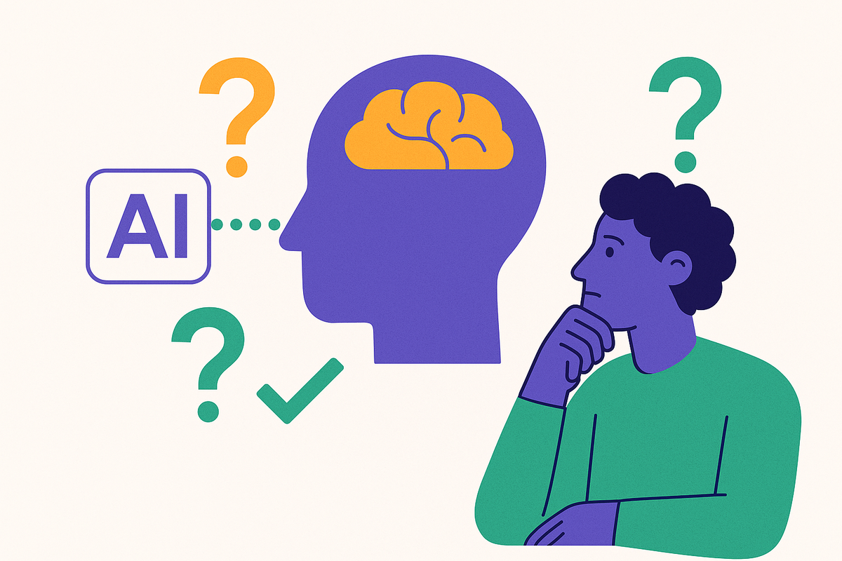 Cover illustration for “Cognitive Bias Examples in AI-Assisted Personal Decisions”
