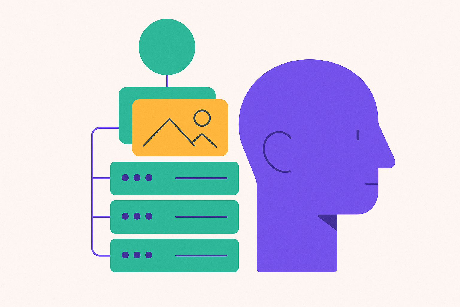 Cover illustration for “Vector Databases as Personal Memory Layers”