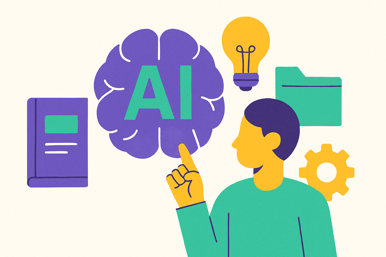 Cover illustration for “AI Knowledge Management Tools for Personal Use”