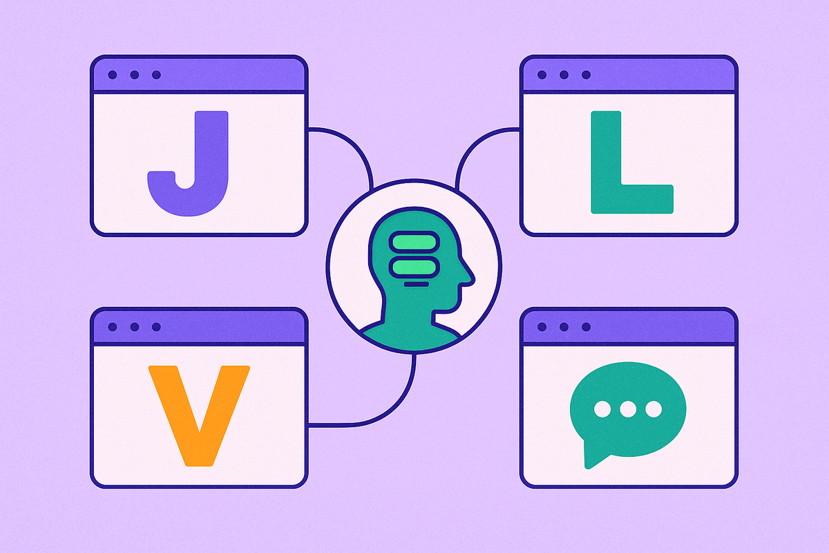 Cover illustration for “hosted personal AI assistants with persistent memory: comparing Jenova, Lindy, Vellum, and similar platforms”
