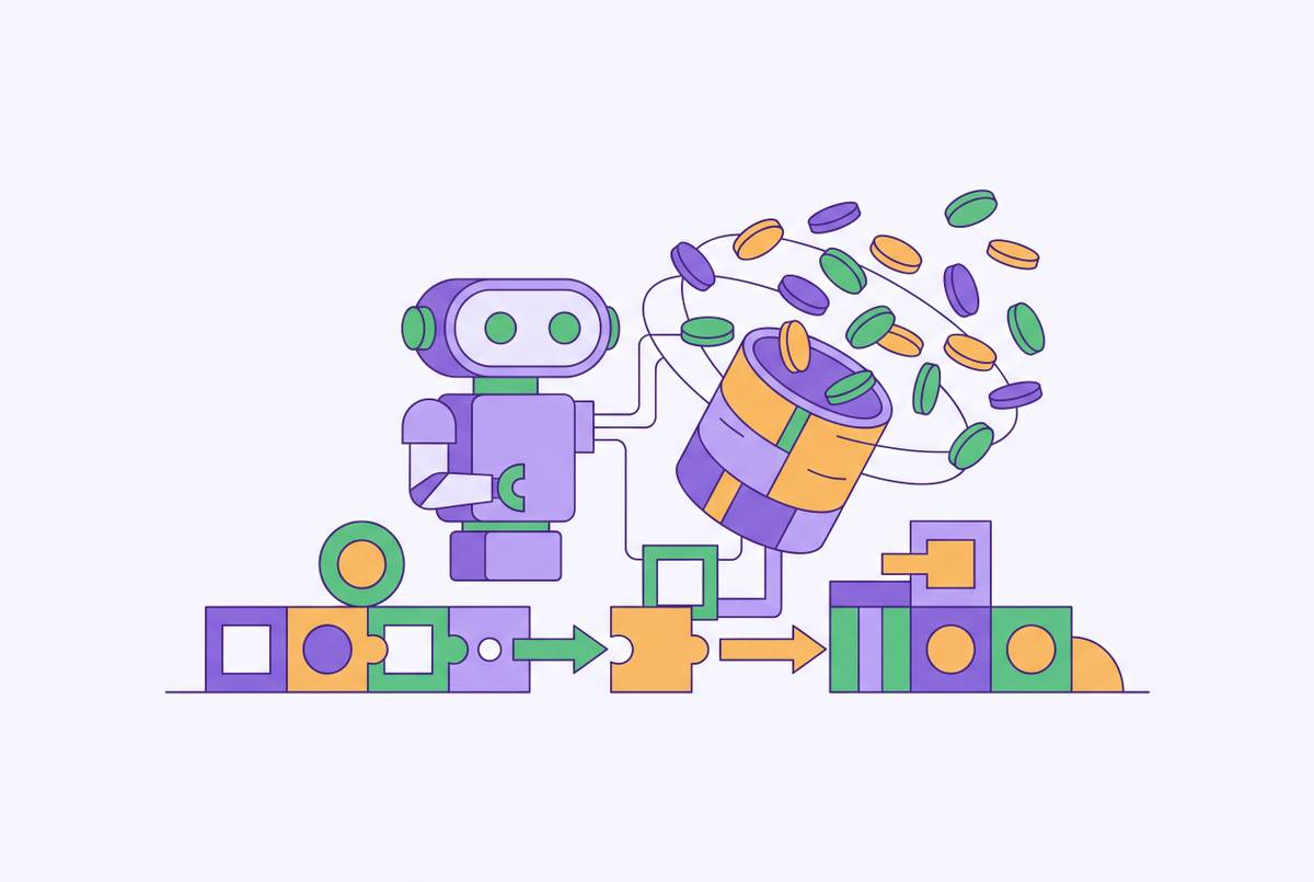 Cover illustration for “no-code AI assistant platforms that offer persistent user memory out of the box”