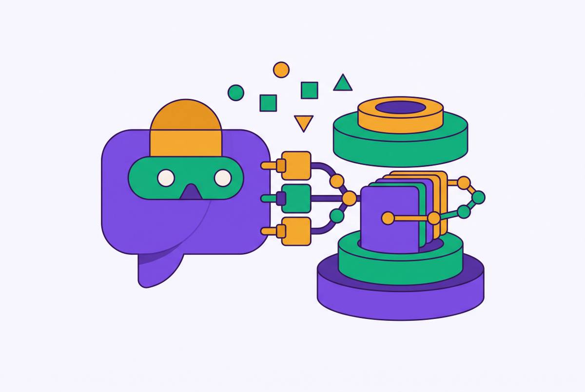 Cover illustration for “no-code AI assistant platforms that offer persistent user memory out of the box”
