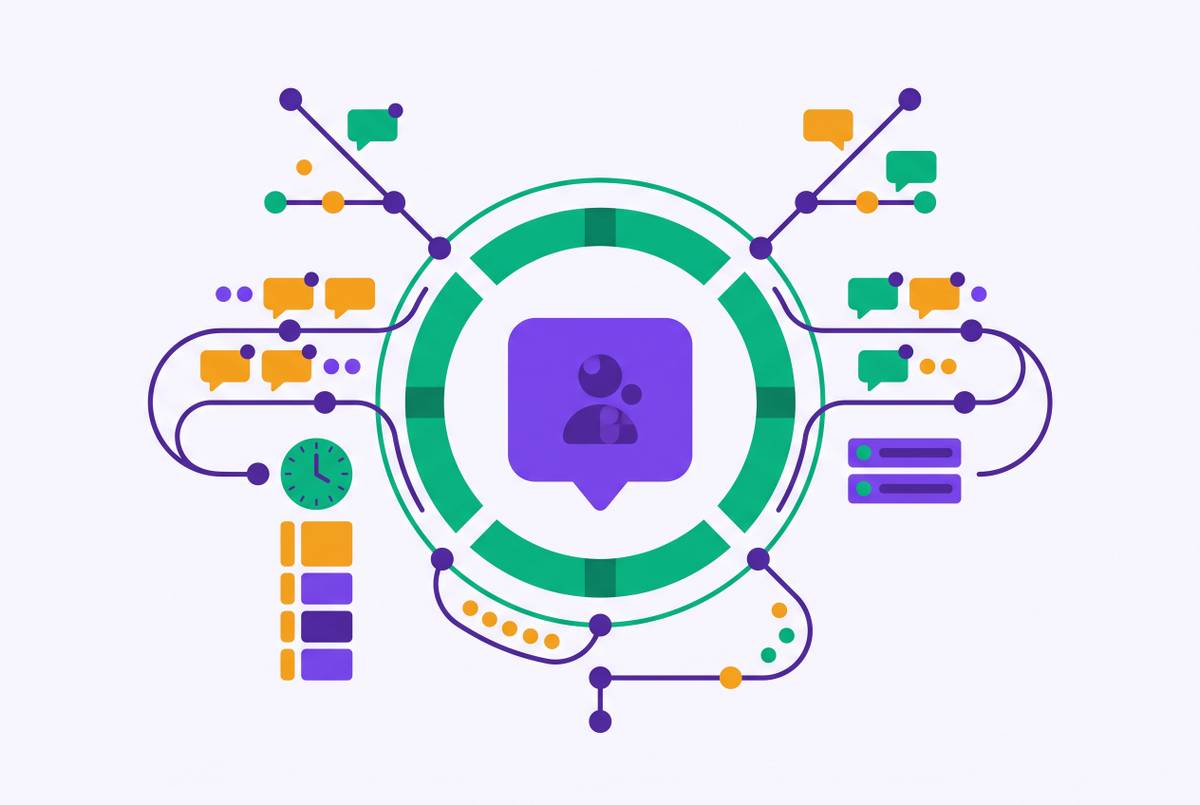 Cover illustration for “Slack Notification Architecture for Deep Work Schedules”