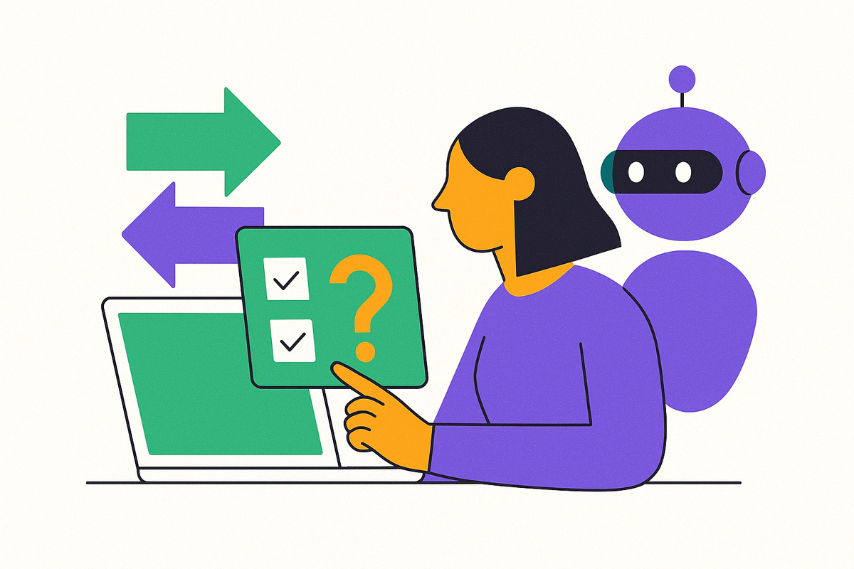 Cover illustration for “AI Work Assistants and Task Ambiguity Resolution”