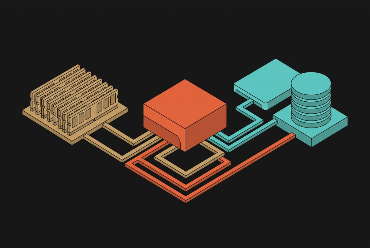 Cover illustration for “RAM and Storage Requirements for Local Model Serving”