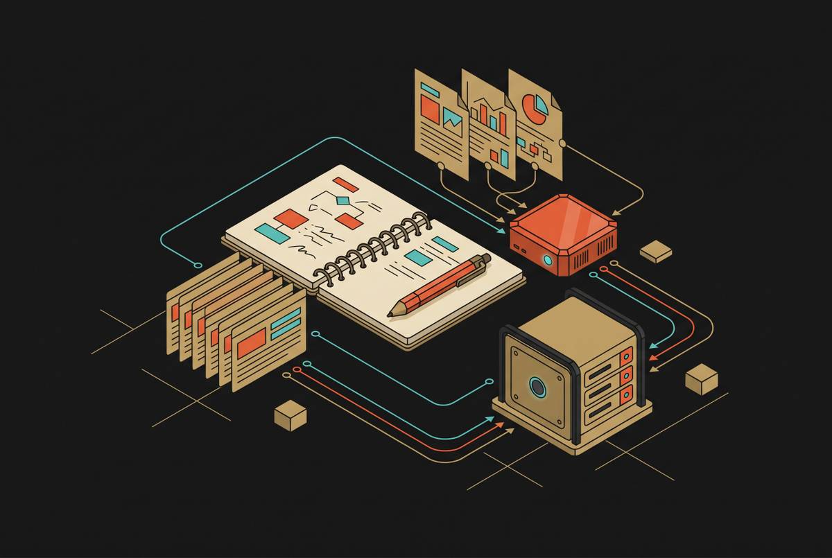 Cover illustration for “Note-Taking and AI Integration Tools That Keep Reasoning Local”