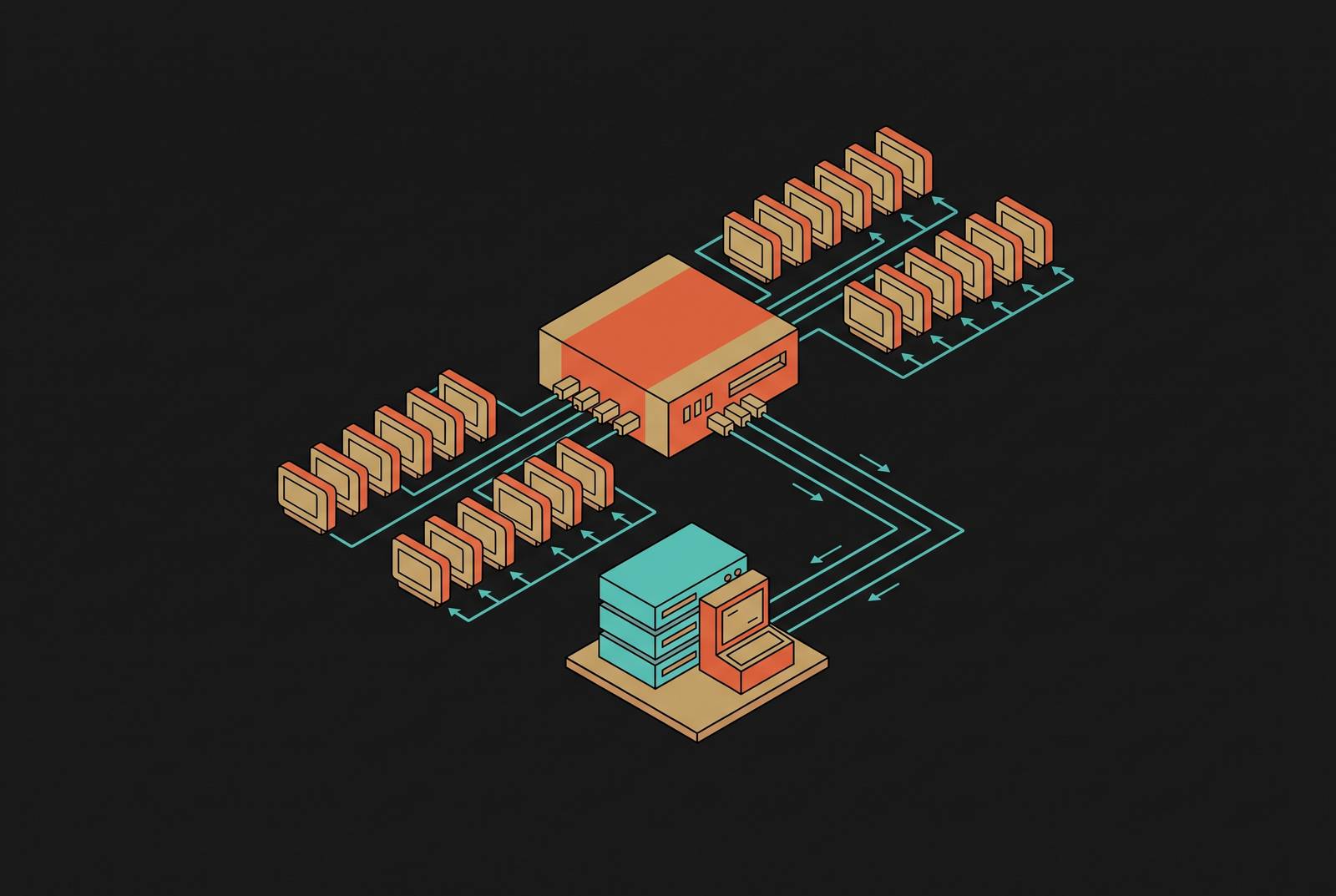 Cover illustration for “Hugging Face Model Hub for Self-Hosted Deployments”