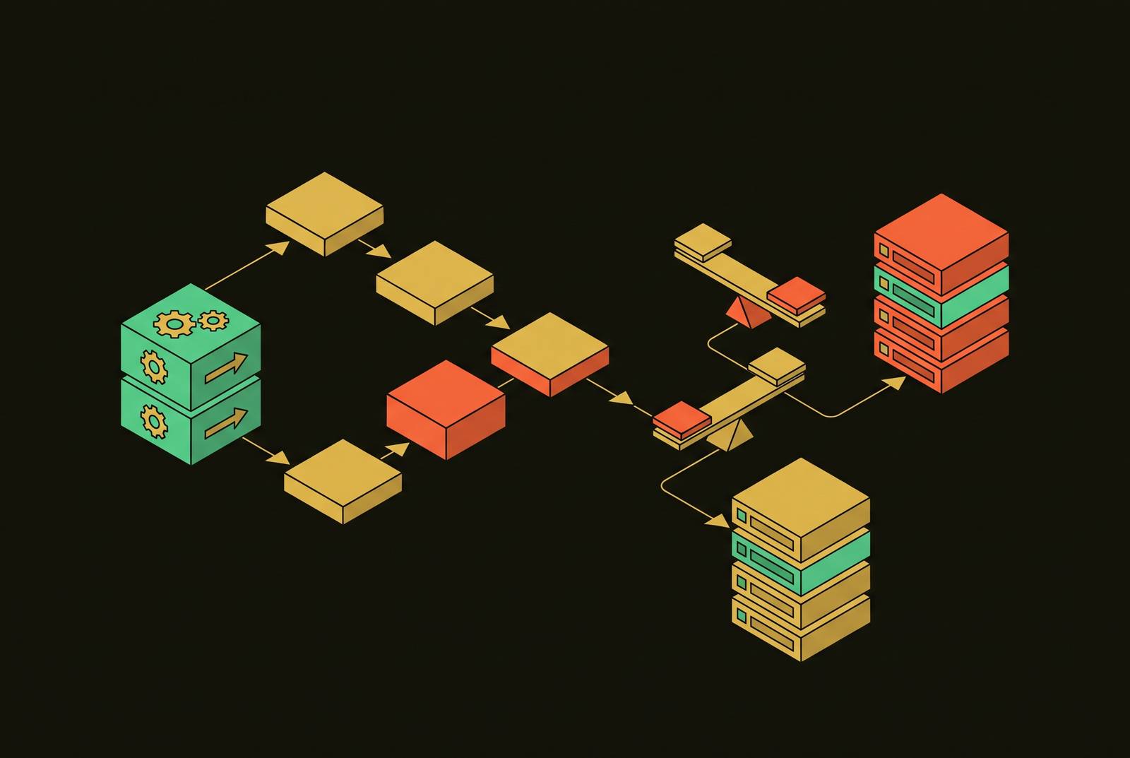 Cover illustration for “Component Selection Tradeoffs When Engineering a Large-Scale Web Scraping Pipeline”