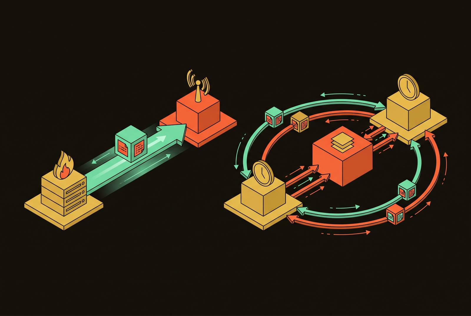 Cover illustration for “Webhook vs Polling for Async Web Data API Delivery”