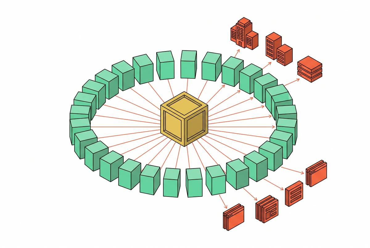 Cover illustration for “Rotating Proxy Architecture for High-Volume Scraping”