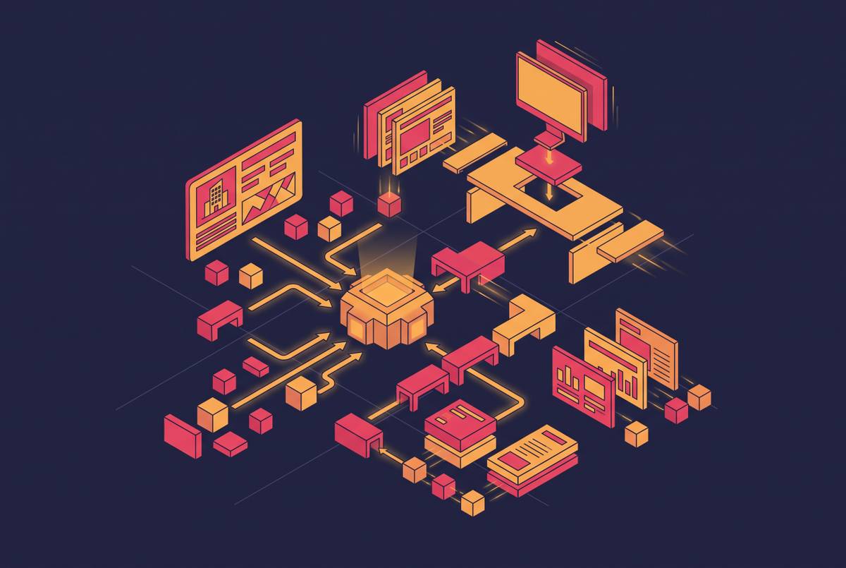 Cover illustration for “Workspace Auto-Configuration Using Enriched Company Context”