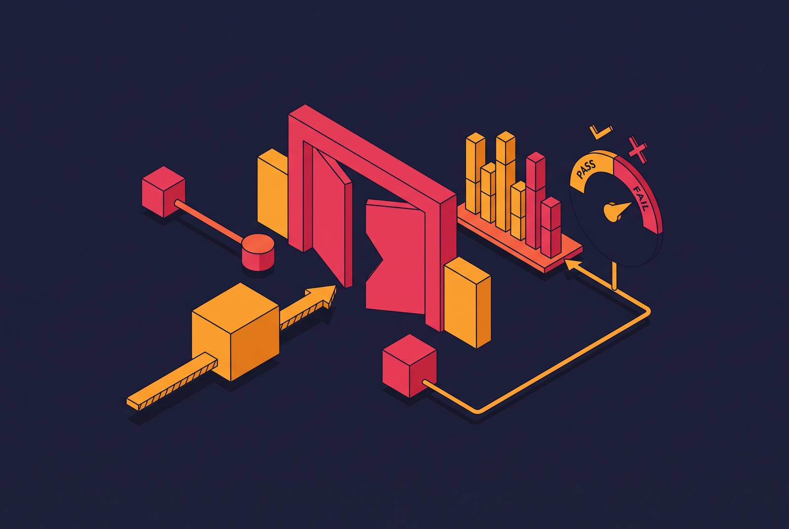 Cover illustration for “Gating Feature Releases on Web Data Quality Metrics”