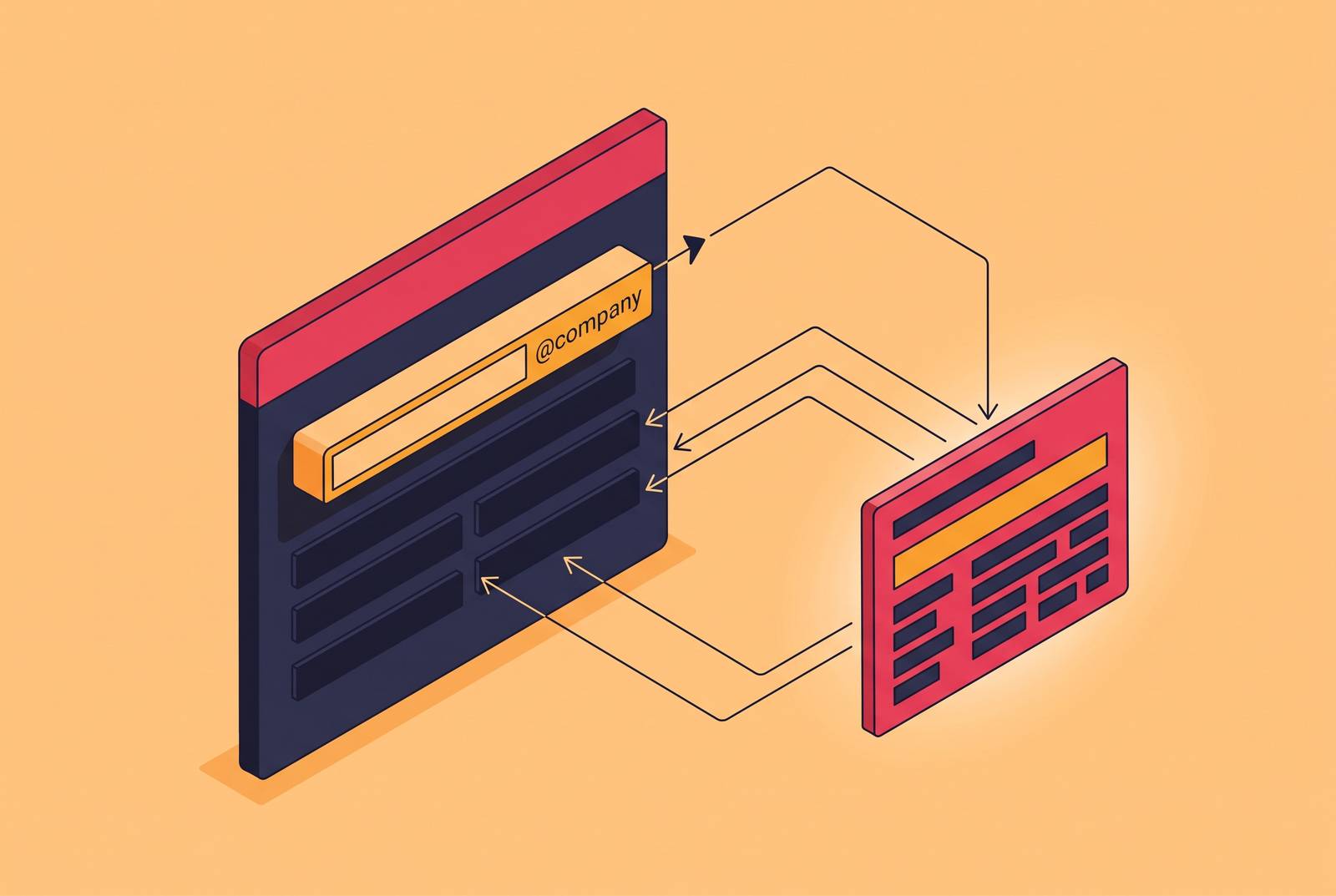 Cover illustration for “Domain-Based Company Autofill in B2B Signup Forms”