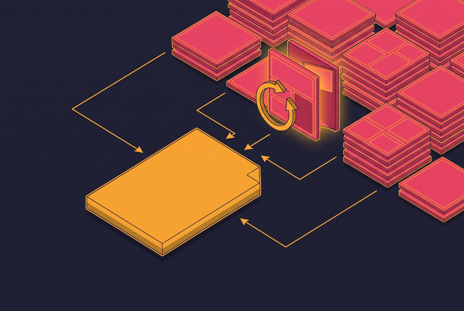 Cover illustration for “Keeping User-Facing AI Summaries Fresh When Source Content Changes”