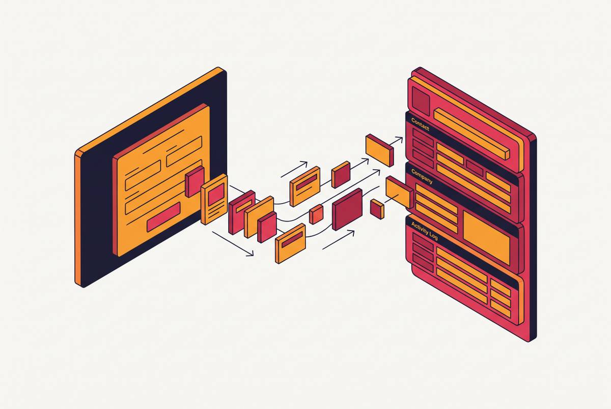 Cover illustration for “Pre-Populating CRM Records From Website Data at the Point of Signup”