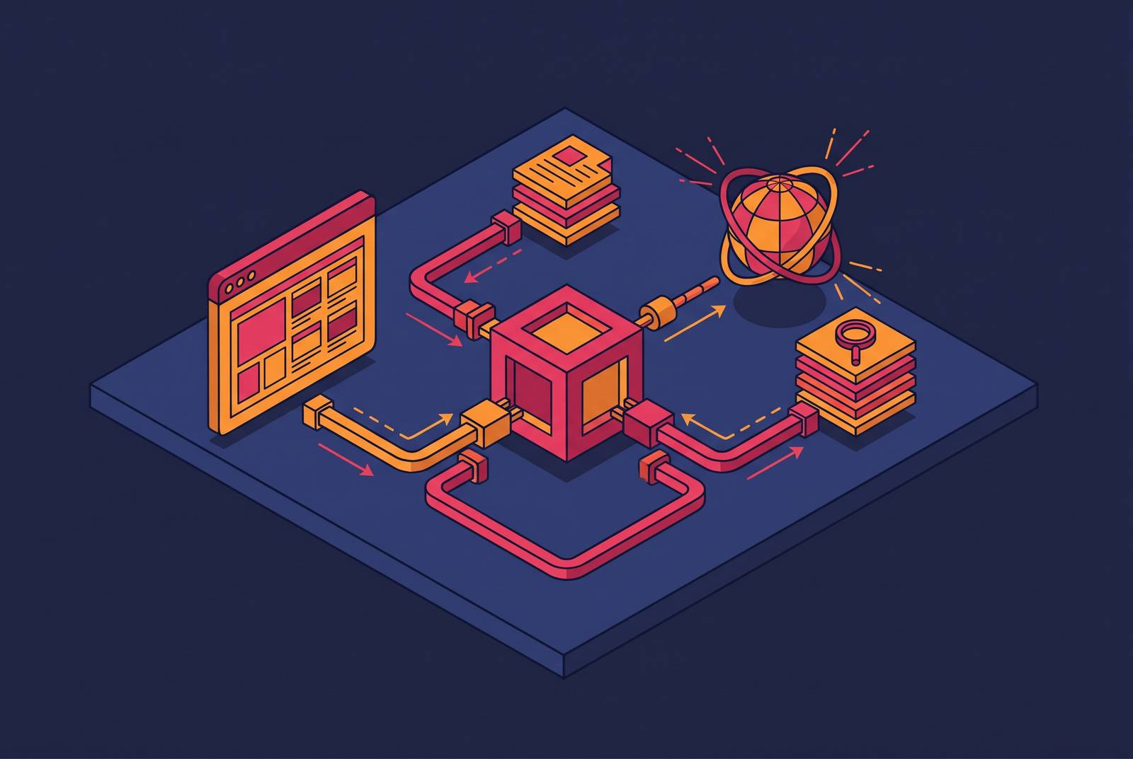 Cover illustration for “Giving OpenAI Agents SDK Tools Access to Live Web Content”