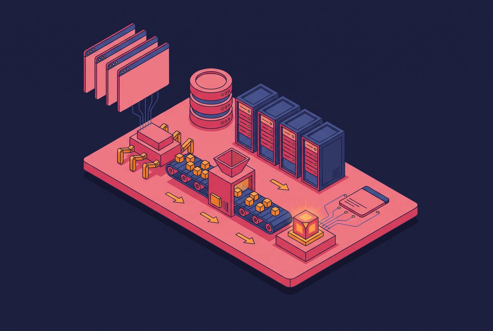 Cover illustration for “Scaling a Web Scraping Pipeline Into a Production AI Feature”