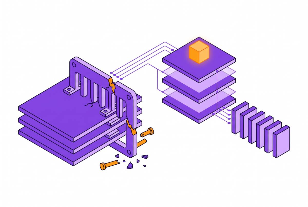 Cover illustration for “Replacing Brittle Selector-Based Extractors With Agentic Parsing Layers”