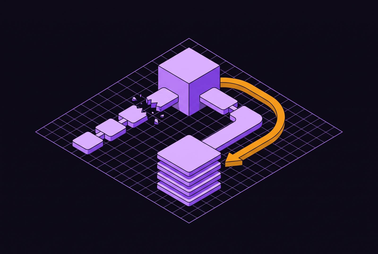 Cover illustration for “Stateful Agent Checkpointing and Mid-Run Recovery”