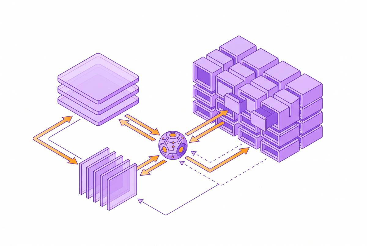 Cover illustration for “Short-Term and Long-Term Memory Architecture for Agents”