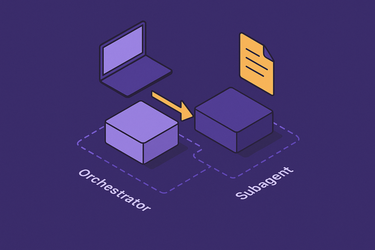 Cover illustration for “Orchestrator and Subagent Responsibility Boundaries”