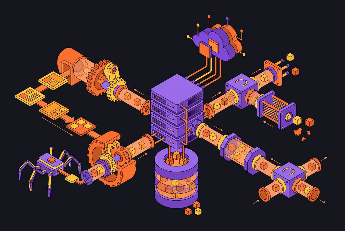 Cover illustration for “The Data Engineer's Toolkit for Production-Grade Web Scraping Workflows”