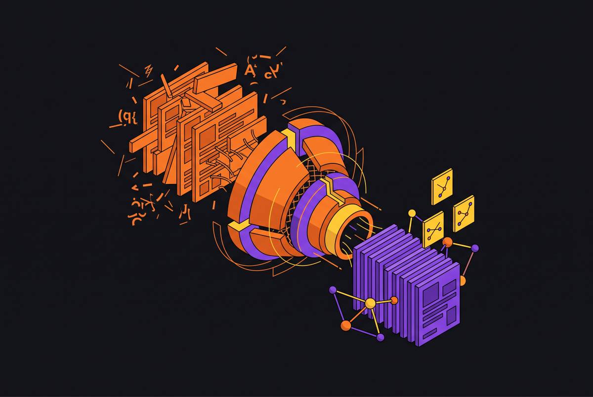 Cover illustration for “Cleaning Noisy Web Text for Embedding Quality”