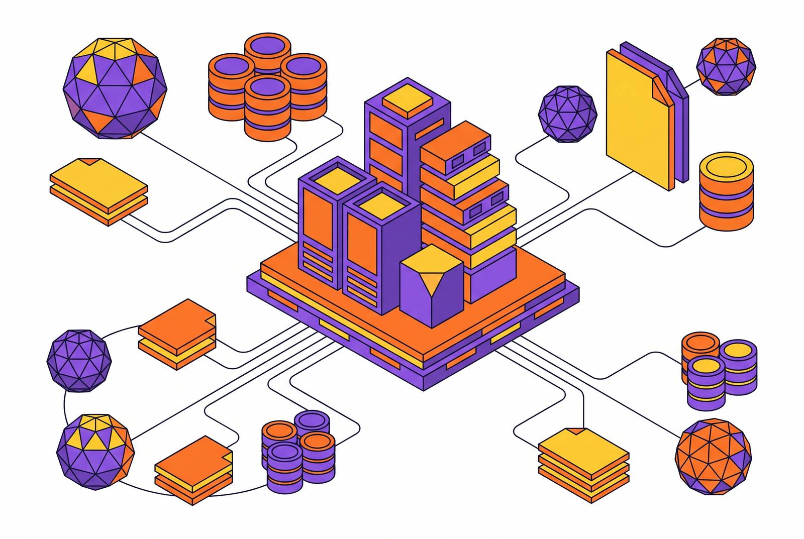 Cover illustration for “Agent Memory Architectures With External Web Data”