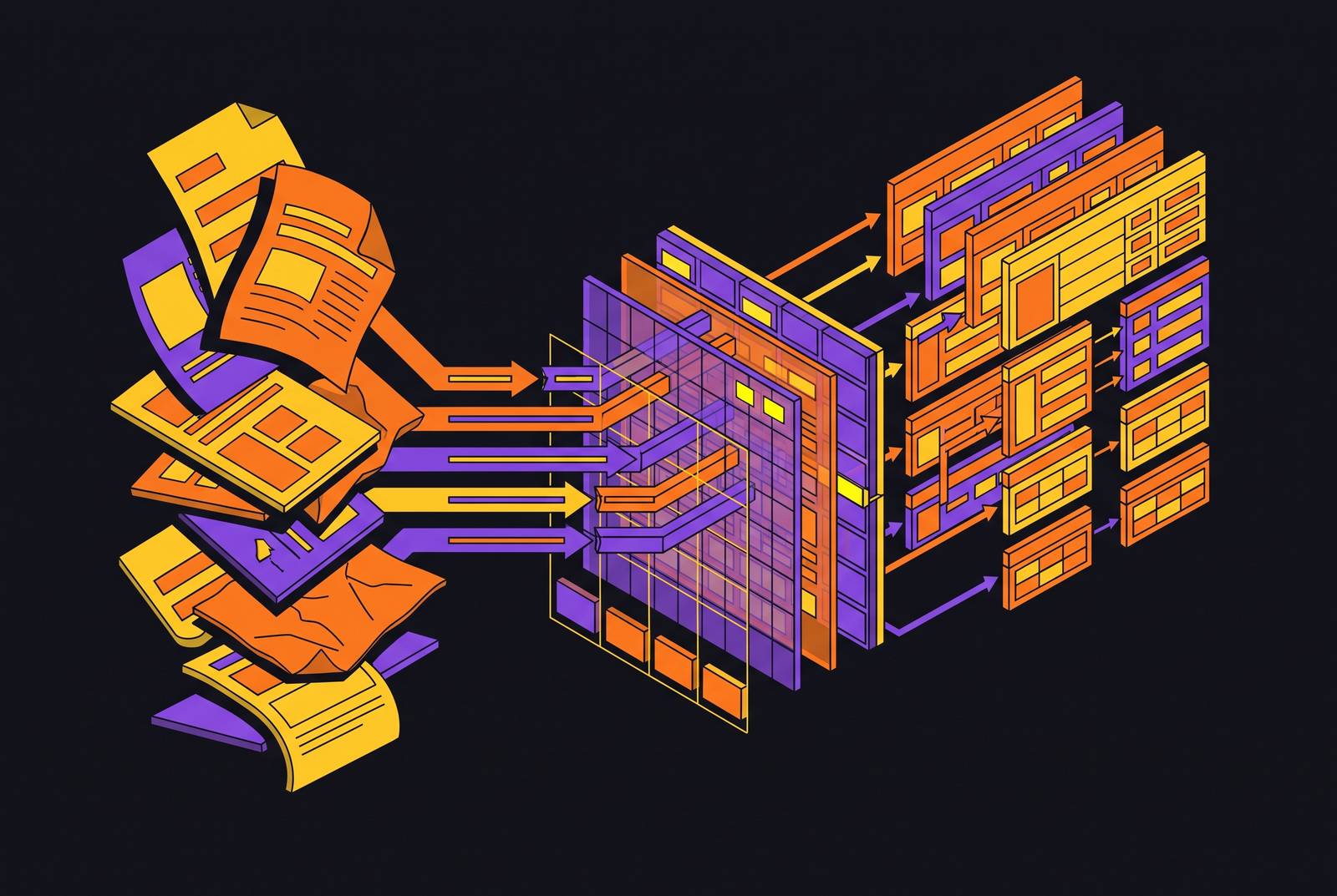 Cover illustration for “Schema-Driven Extraction From Unstructured Web Pages”