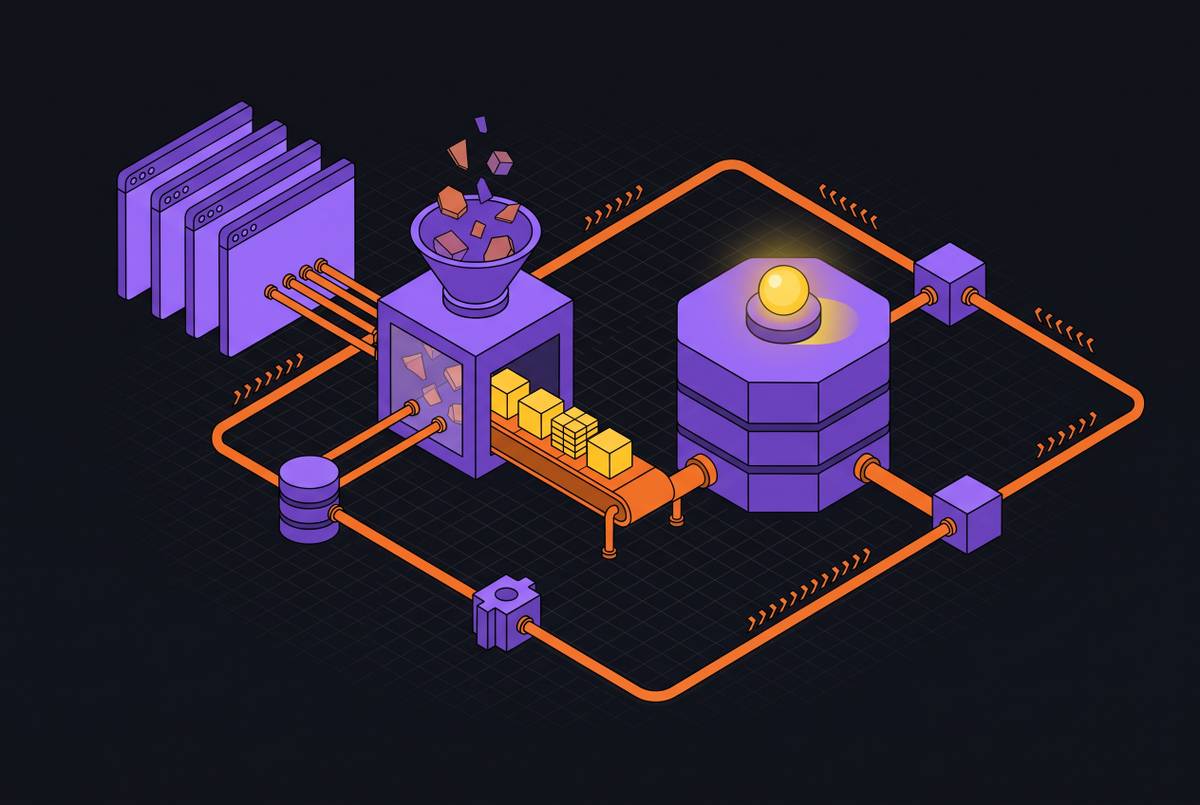 Cover illustration for “Structured Web Data Pipelines for Autonomous AI Agent Loops”