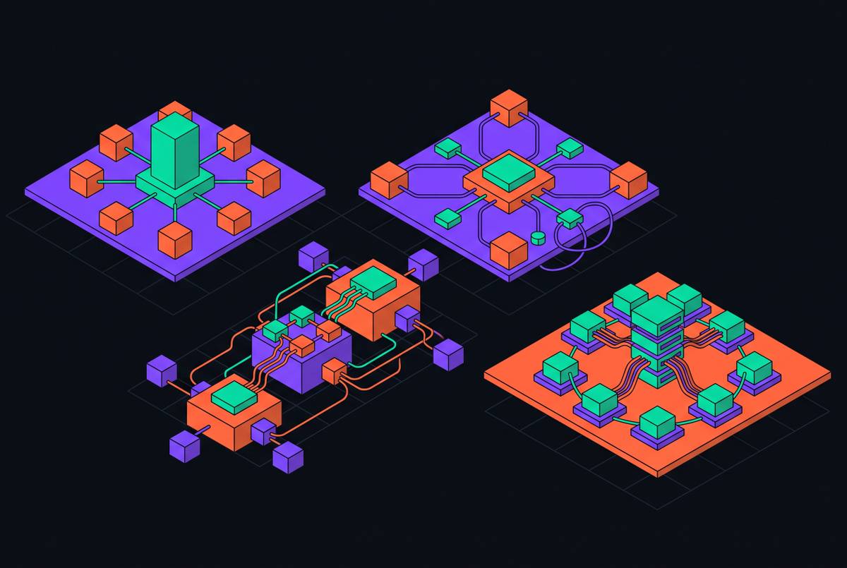 Cover illustration for “Agent Orchestration Frameworks Compared”