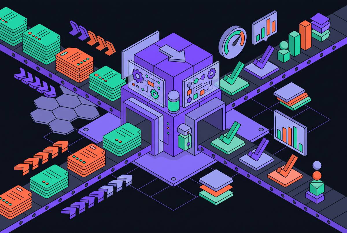Cover illustration for “Evaluating RAG Output Quality With Automated Pipelines”
