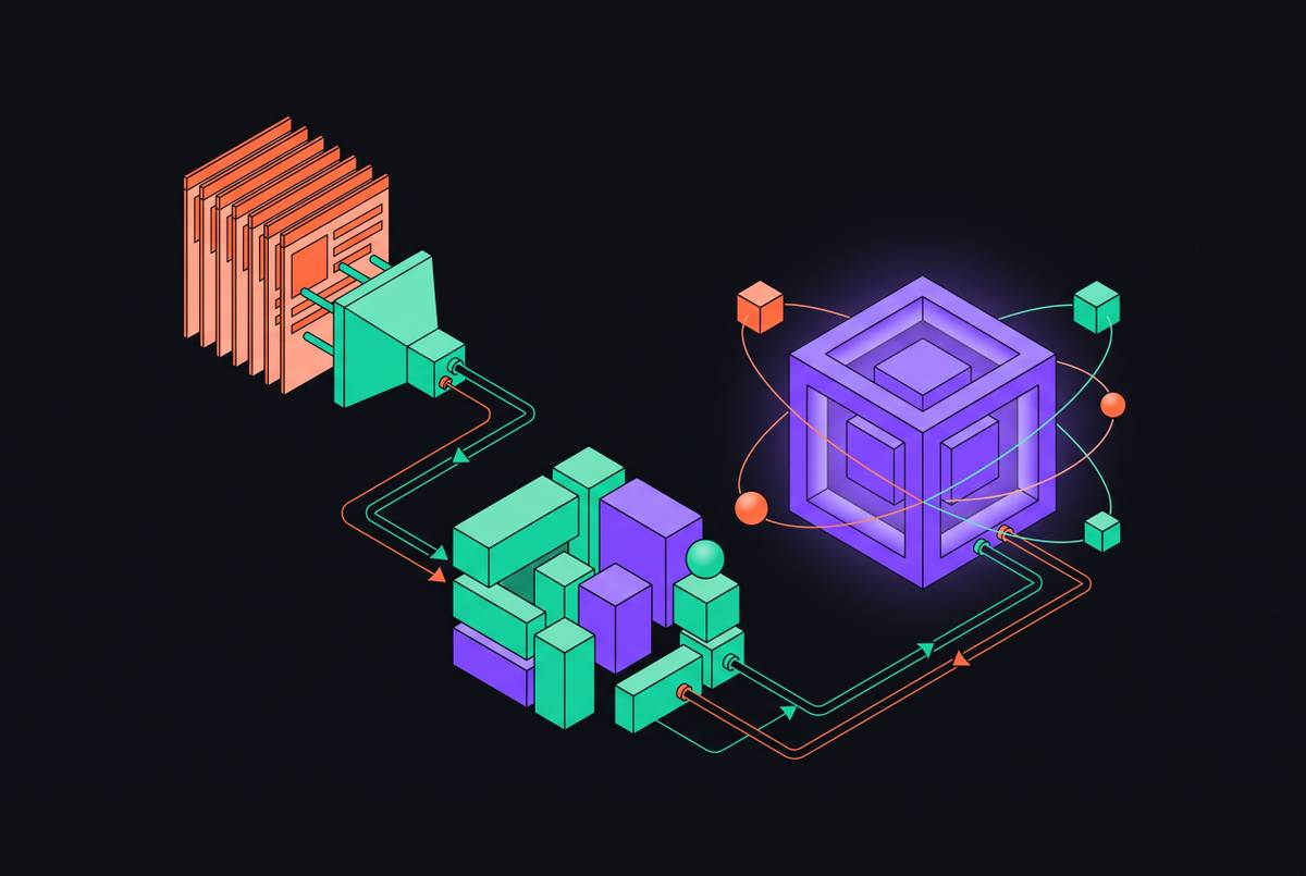 Cover illustration for “Web Scraping Architecture for LLM Applications”