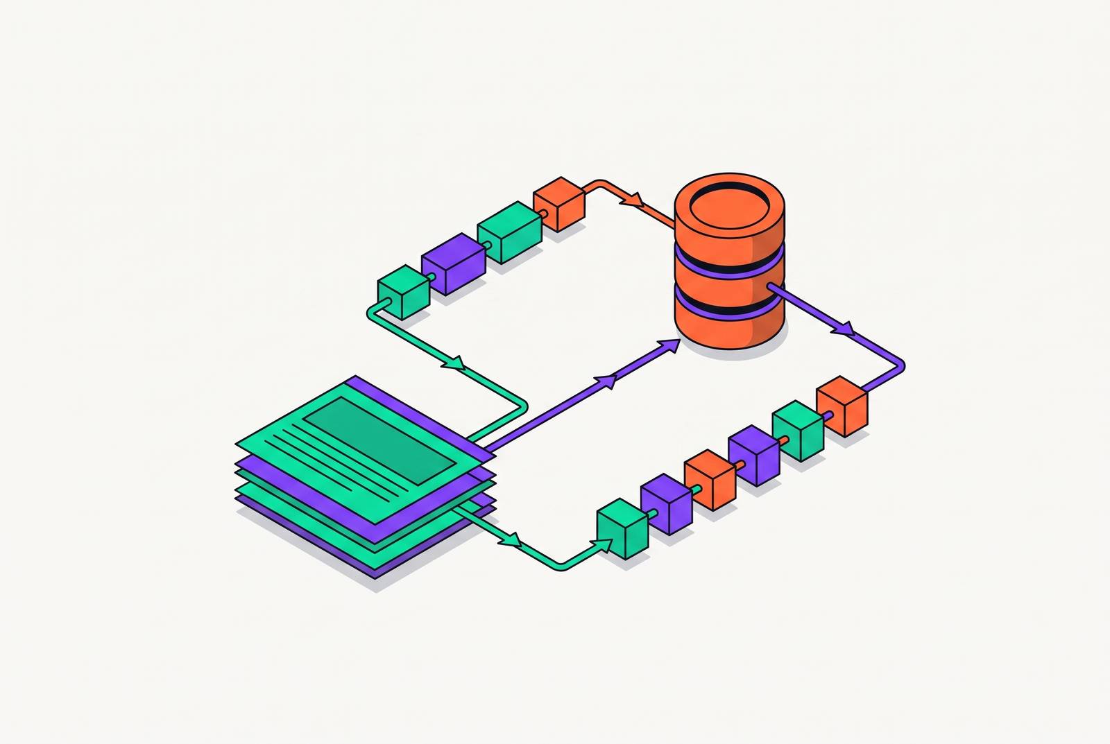 Cover illustration for “Chunking Strategies for Web-Crawled Content in RAG”