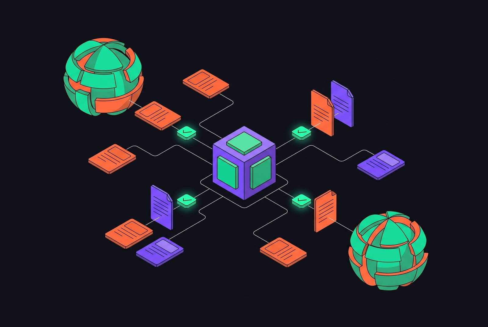 Cover illustration for “Grounding Agent Decisions With Live Web Retrieval”
